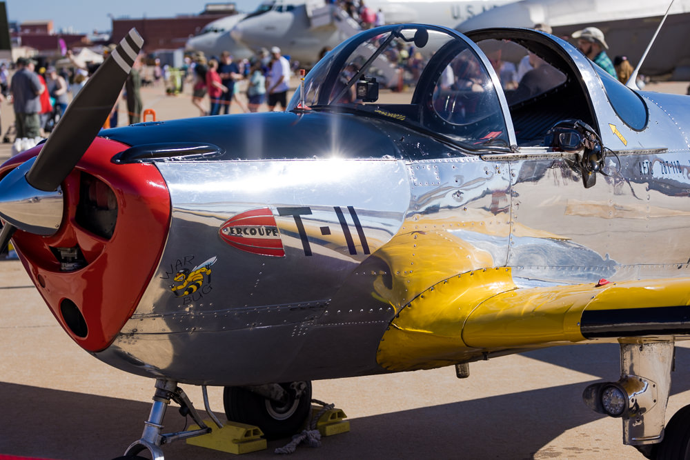 Props at Tinker Airshow - Ercoup "War Bug"