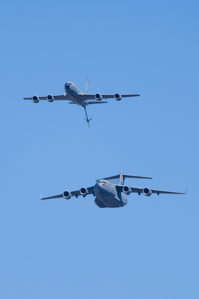 Jets at Tinker Air Force Base - C17 and KC135