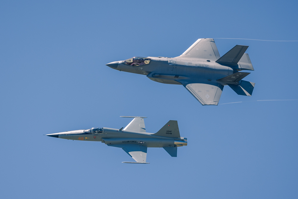 Jets at Tinker Air Force Base - Heritage Flight