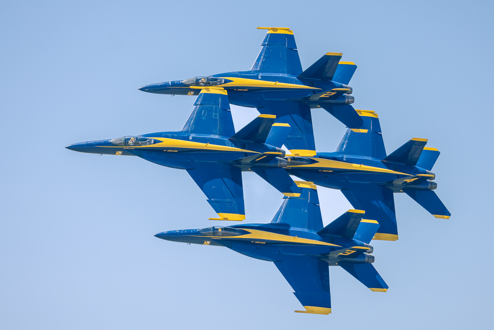 Jets at Tinker Air Force Base - Blue Angels